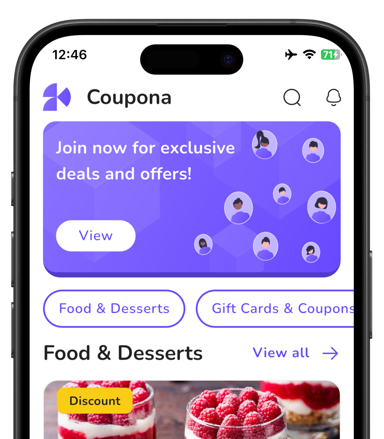 app mockup